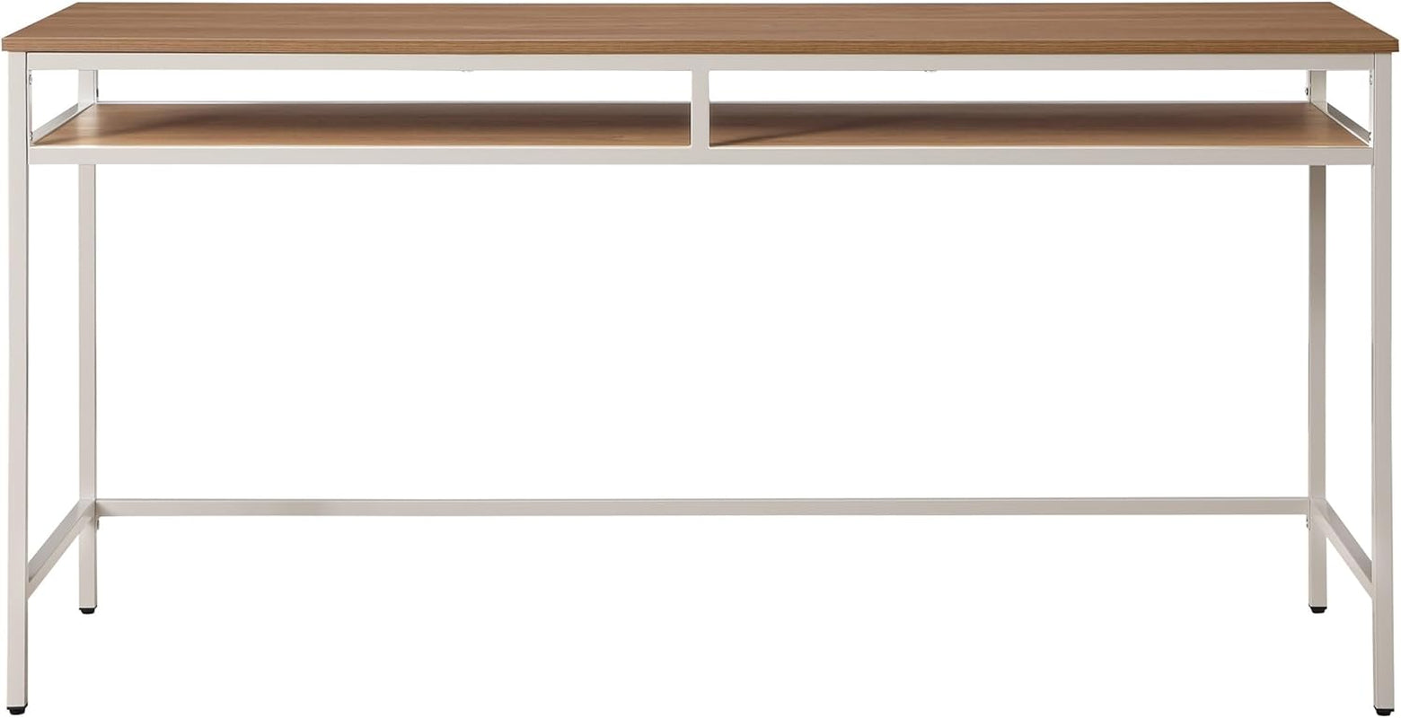 60 Inch Industrial Grade Woodgrain Office Desk Oak Top