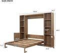 Queen Murphy Bed With Outstanding Storage Cabinets