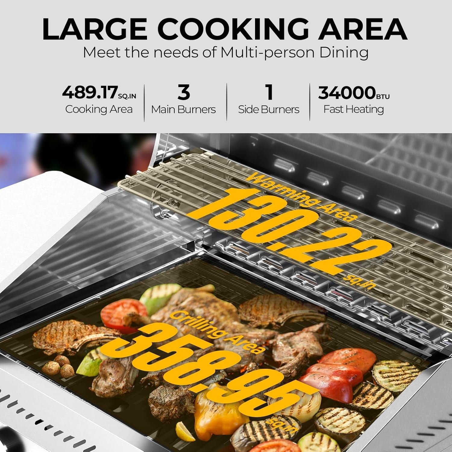 Propane Grill With Side Burner Commercial Grade Outdoor