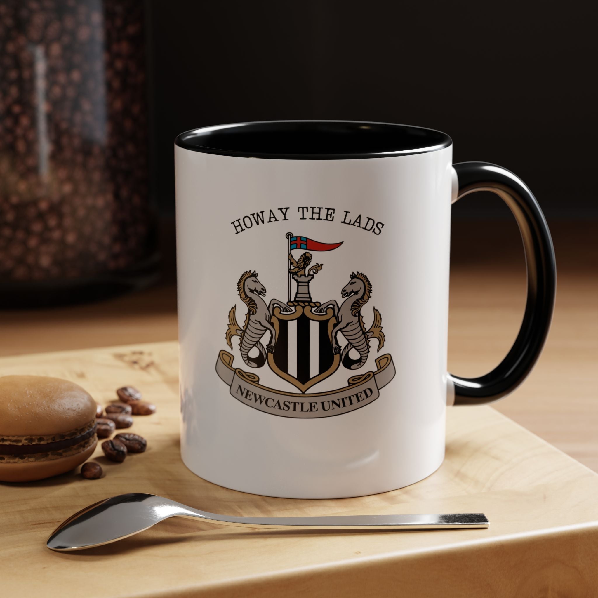 Newcastle United Coffee Mug - Official Magpies Crest Cup | Tea & Hot Drink Gift