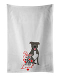 Pit Bull Blue #3 so Loved Kitchen Towel Set of 2