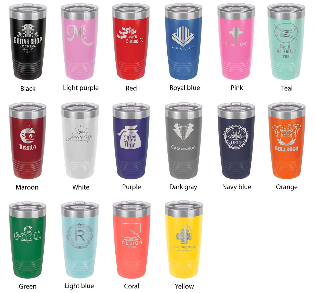 Lake Wallula Map Tumbler Travel Mug Insulated Laser Engraved Coffee Cup Washington 20 oz